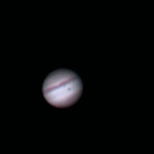 Jupiter mit Io vor der Nase