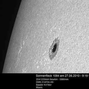 Sonnenfleck 1084