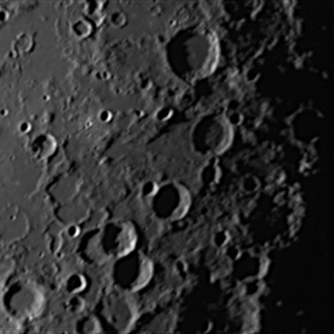 Mondkrater am 31.07.2010