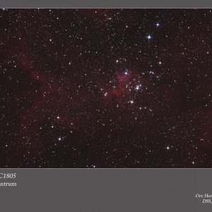 Melotte 15, IC1805, Herznebel Zentrum