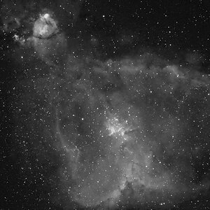 IC 1805 bei Vollmond