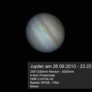 Jupiter an 26.09.2010