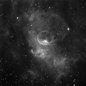 Bubble NGC 7635 in Ha