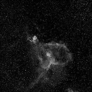 H-Alpha-Anteil von IC1805