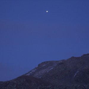 Jupiteraufgang auf der Bielerhöhe (Silvretta)