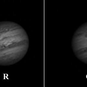 Blaue Wolken auf Jupiter (II)