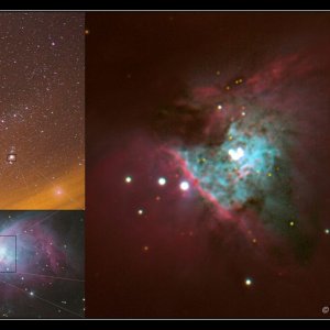 M42 Orion + Zentrum