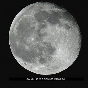 Mond vom 24. 10. 2010