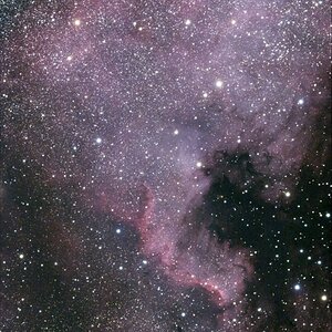 Nordamerikanebel NGC 7000 - nachbearbeitet