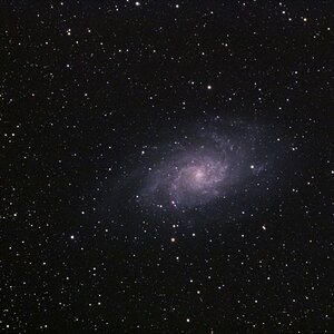 Galaxie im Dreieck M33 - nachbearbeitet