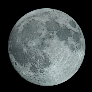 Vollmond aus den Bergen