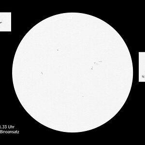 Sonnenzeichnung vom 12.2.2011