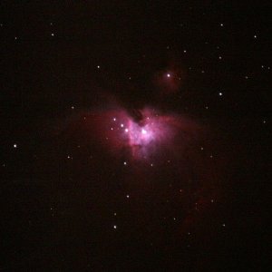 M42 Orionnebel & M43 am26.02.2011 - Einzelbild 30s