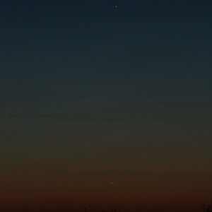 Merkur und Jupiter am 19.03.2011