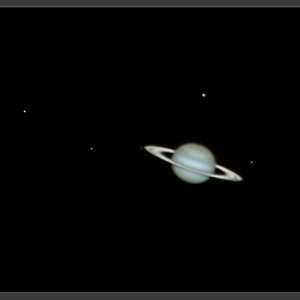 2ter Saturn mit Monden