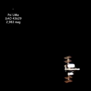 ISS Vorbeiflug an Psi Uma am 25.4.2011
