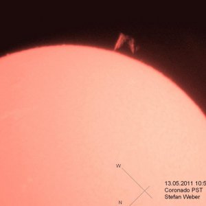 Sonne Ha 13.05.2011 10:54:30 UT