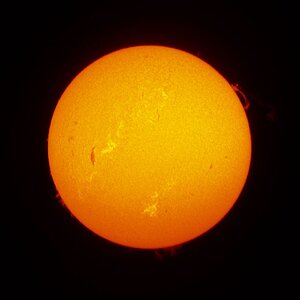 Auf der Sonne ist was los