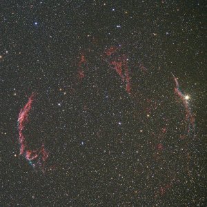 Cirrus Nebel NGC 6960 + NGC 6992/5