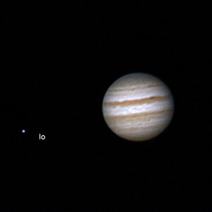 Jupiter und Io vom 12.07.2011 5Uhr