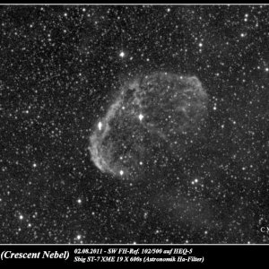 NGC 6888 von gestern