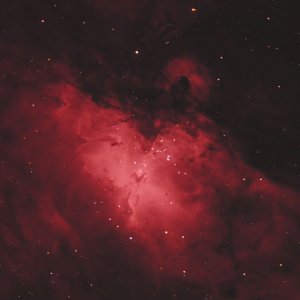 Säulen der Schöpfung in Adlernebel