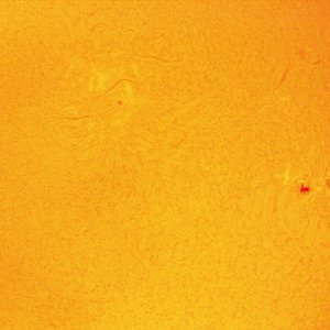 Sonnenflecken H-Alpha am 24.09.2011