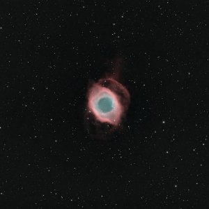 Helix-Nebel in Ha und OIII