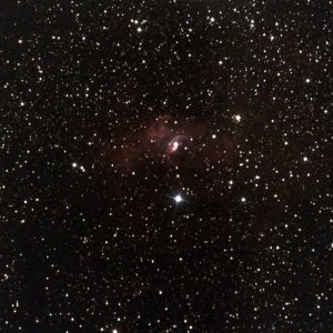 NGC 7635 bevor der Schnee kam..