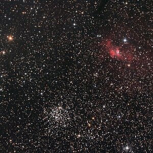 NGC7635 + M52 vom 21.10.2011
