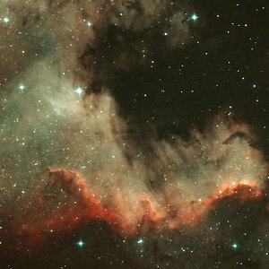Great Wall in NGC 7000 mit der DSLR