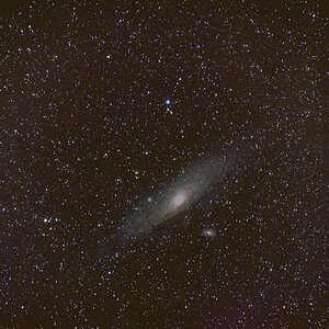 Erster M31-Versuch  per piggyback