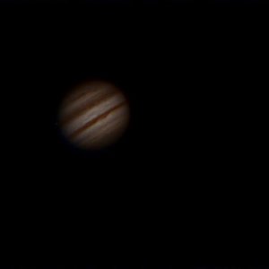 Jupiter mit Io und Farbsaum