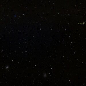 Kleinplanet Eros bei M95