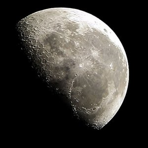 Erstes Mondfoto. Mond am 15.01.2012