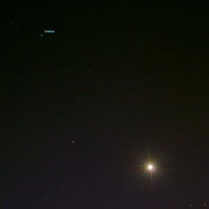 Uranus & Venus am 08.02.12