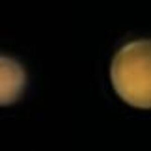 Der Mars im Vergleich.