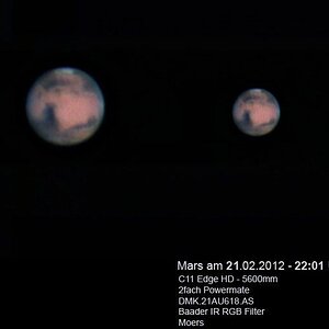 Mars am 21.02.2012