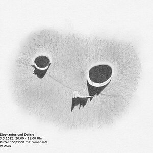 Mondzeichnung: Diophantus und Delisle