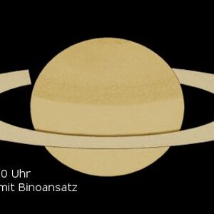 Saturnzeichnung vom 11.3.2012