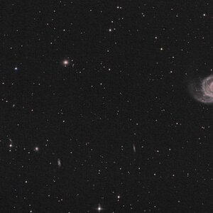DSLR: M51 und Nachbarn