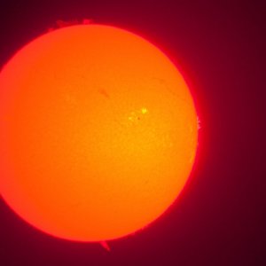 Sonne mit PST am 25.05.2012