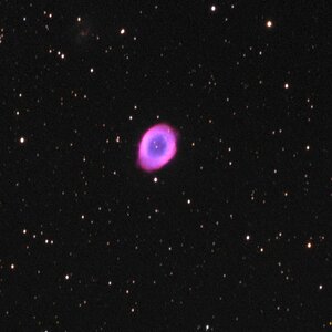 M57 Ringnebel, LRGB, Farben falsch?