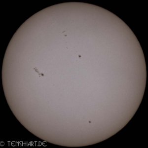 Die Sonne am 01.07.12