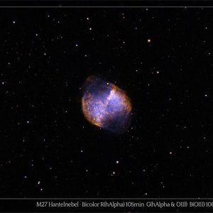 M27 Hantelnebel Bicolor