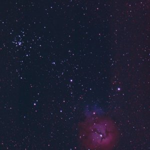 Trifidnebel (M20) und M21