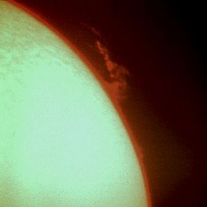 sonne 25 Juli mit PST und LPI mit 2,5 - fach Barlo