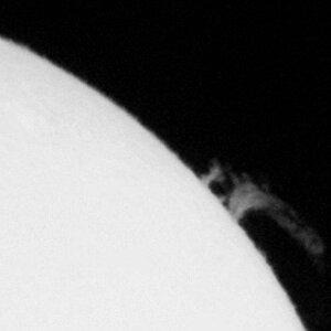Bizarr geformte Protuberanz vom 22.7.12