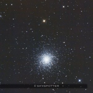 M13 mit NGC 6207