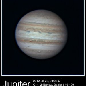Jupiter vom 23.8.12